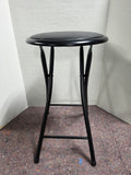 Black Folding Counter Height Stool