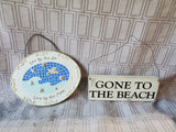 Pair of Beach Themed Wall Plaques