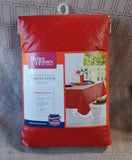 Better Homes and Gardens Red Oblong Tablecloth UNOPENED