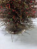 Bottle Brush Style Table Top Christmas Tree