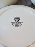 Set of 4 Royal Stafford Christmas Snowy Cabin Pasta Bowls