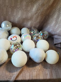 Christmas Ornament and Faux Snowball Lot