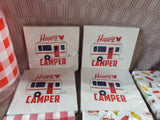 Lot Mickey Mouse Happy Camper BBQ Napkins and Dishware