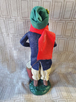 Signed Byers' Choice Carolers Drummer Boy Figurine