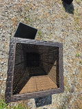 Tall All-Weather Wicker Planter w/Plastic Insert