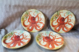 Set of 4 Pier 1 Octopus Melamine Salad Plates