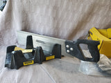 Stanley Mitre Box with Backsaw and Zipties