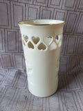 Lenox Reticulated Heart Vase