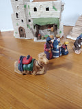 Department 56 Heritage Village Collection "Little Town of Bethlehem Series" 12 Piece Figurine Set WORKS