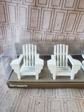 Set of 4 Pier 1 Imports Adirondack Chair Place Card Holders UNOPENED