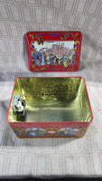 Schumann Tin Cookie Music Box WORKS