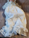 Porcelain Baby Doll in White Gown