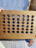 Pair of Traveling Wooden Board Games