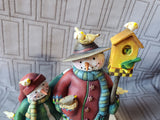 Lang and Wise  Classic Santa Collectibles "Holly Birds" 76220502 Figurine