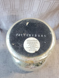 Pottery Barn Mercury Glass Decorative Shallow Pedestal Bowl