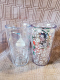 Pair of Tervis Christmas Tumblers NO LIDS