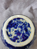 Bennington Pottery Blue Spongeware Small Mixing Bowl (FFF)