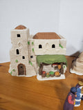 Department 56 Heritage Village Collection "Little Town of Bethlehem Series" 12 Piece Figurine Set WORKS