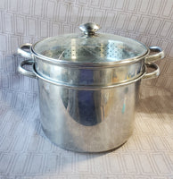 Stainless Steel Stock Pot with Steamer Insert