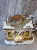 Coventry Cove "Noel's Christmas Shop" Lighted House WORKS (K)