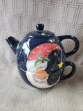 Certified International Stackable Tea For One Set (2 AVAILABLE PRICED INDIVIDUALLY AT $10 EACH)
