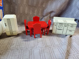 Vintage Strombecker True Scale Play Furniture Kitchen Set Model No. 75-200 (D)