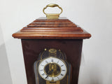 Ethan Allen Skeleton Style Pendulum Wall Clock DOES NOT APPEAR TO BE WORKING