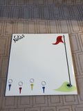 Ceramic Tile Golf Note Pad