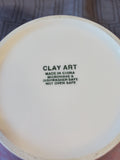 Clay Art Eggplant Bowl