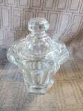 Baccarat Crystal Mustard Jar with Spoon