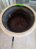 Faux Concrete Fiberglass Planter