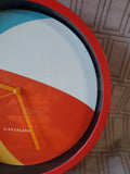 Kikkerland Round Beach Ball Wall Clock