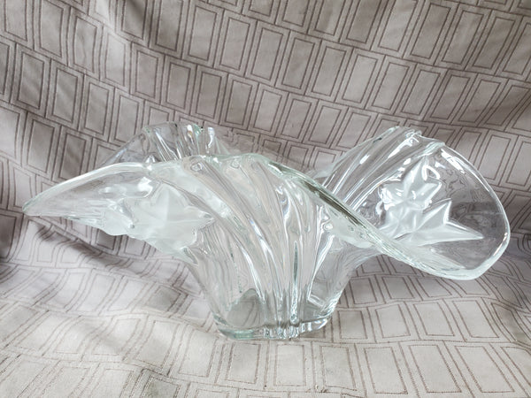 Mikasa Crystal  "Parisian Handkerchief" Bowl