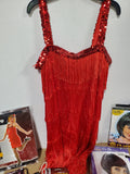 Adult Flapper Costume with Accessories—One Size Fits Most
