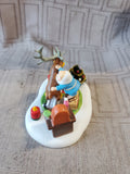 Department 56 North Pole Series "A Well Deserved Reindeer Massage" Figurine
