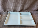 White Porcelain Divided Dish