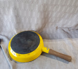 Dansk Yellow Enamel Skillet