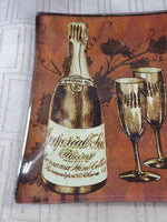 Wine Bottle Trinket Dish
