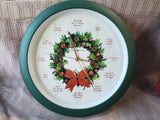 Howard Miller The Sounds of the Season "Carols of Christmas" Wall Clock WORKS