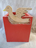 Nancy Thomas Folk Art Wooden Duck Box