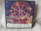 Nancy Thomas Small "Saturday" Plaque (B)