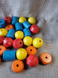 Vintage PlaySkool Jumbo Wood Beads