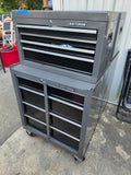 Craftsman Chest on Chest Rolling Tool Cabinet w/Assorted Tools***HEAVY ITEM***READ DETAILS ON PICK UP POLICY***