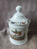 Limoges "Caprisserie de Bayeux" Porcelain Jar