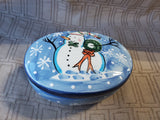Pacific Rim Ceramic Snowman Trinket Box