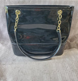 Anne Klein Leo Legacy Black Chain Strap Shoulder Bag