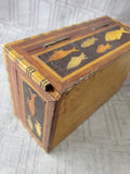 Egyptian Style Wooden Inlaid Trinket Box