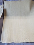 Set of 8 Pale Yellow Ribbed Fabric Placemats