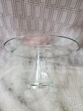 Clear Glass Pedestal Cake Stand