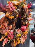 22" Autumn Wreath